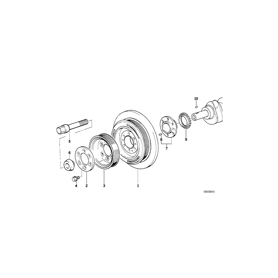 Genuine BMW 11232244455 E36 E34 Washer (Inc. 325tds, 525tds & 325td) | ML Performance UK Car Parts