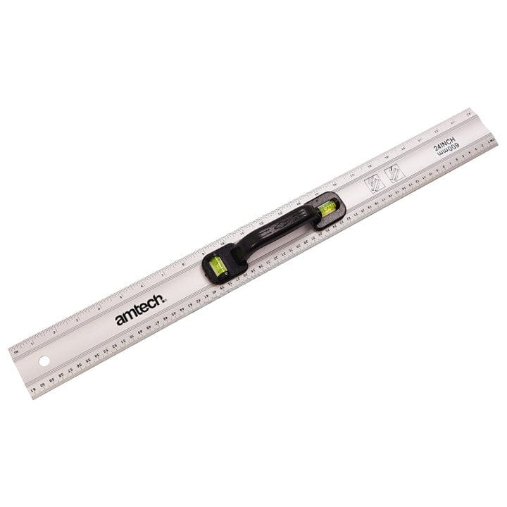 Amtech 24" Rule With Spirit Level | ML Performance DIY & Power Tools