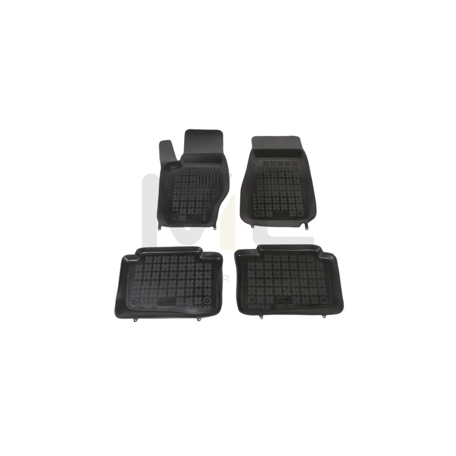 REZAW PLAST 203102 Floor mat set for JEEP Grand Cherokee III (WH, WK) Elastomer, Front and Rear, Black | ML Performance Car Parts