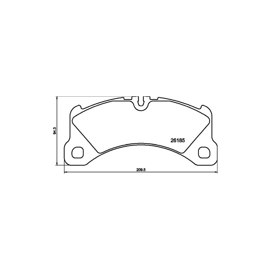 Hella 8AM 355 502-651 Brake Master Cylinder