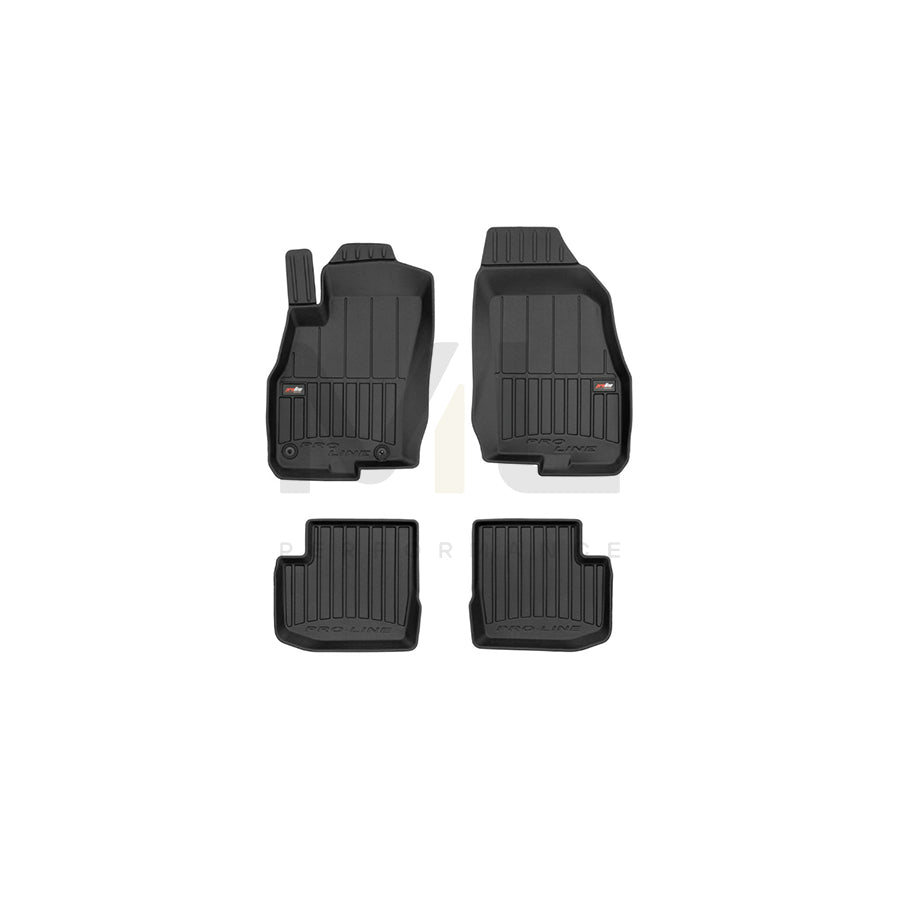 FROGUM Tailored, ProLine 3D426436 Floor mat set for FIAT Punto Evo Hatchback (199) Elastomer, Front and Rear, Quantity: 4, Black | ML Performance Car Parts