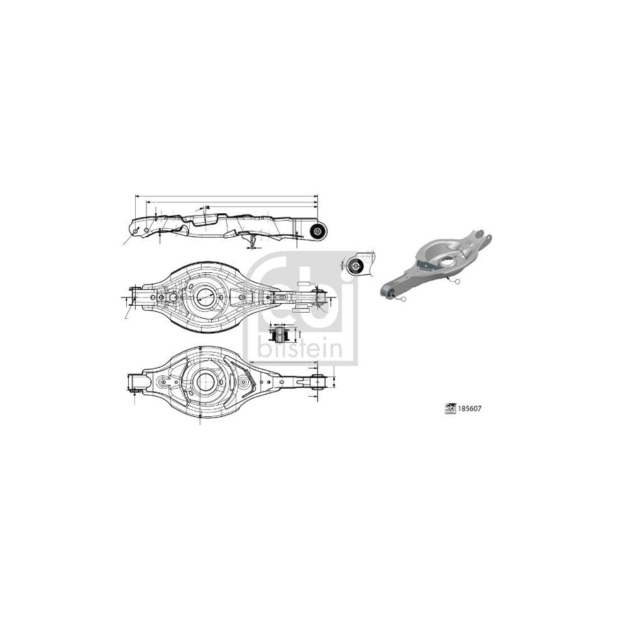 Febi Bilstein 185607 Suspension Arm For Mazda Cx-5