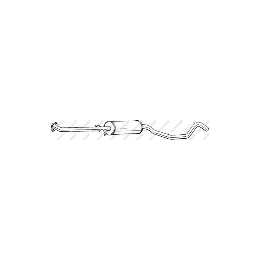 Bosal 287-133 Middle Silencer