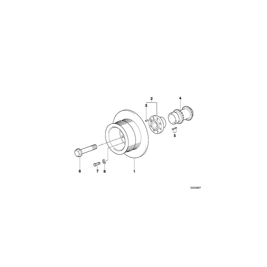 Genuine BMW 11237513336 E53 Vibration Damper (Inc. X5 4.6is) | ML Performance UK Car Parts