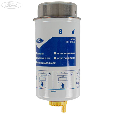 GENUINE FORD 1685861 TRANSIT DIESEL FUEL FILTER DURATORQ 06-12 | ML Performance UK