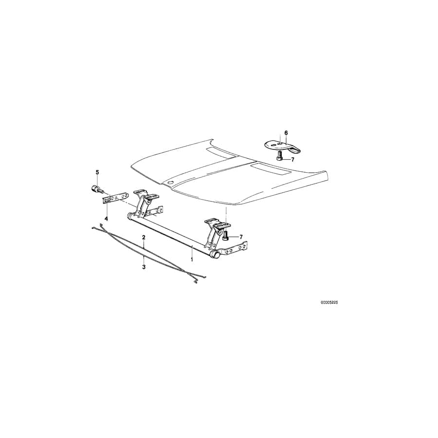 Genuine BMW 41611823020 E21 E12 Holder (Inc. 535i, 520i & 323i) | ML Performance UK Car Parts