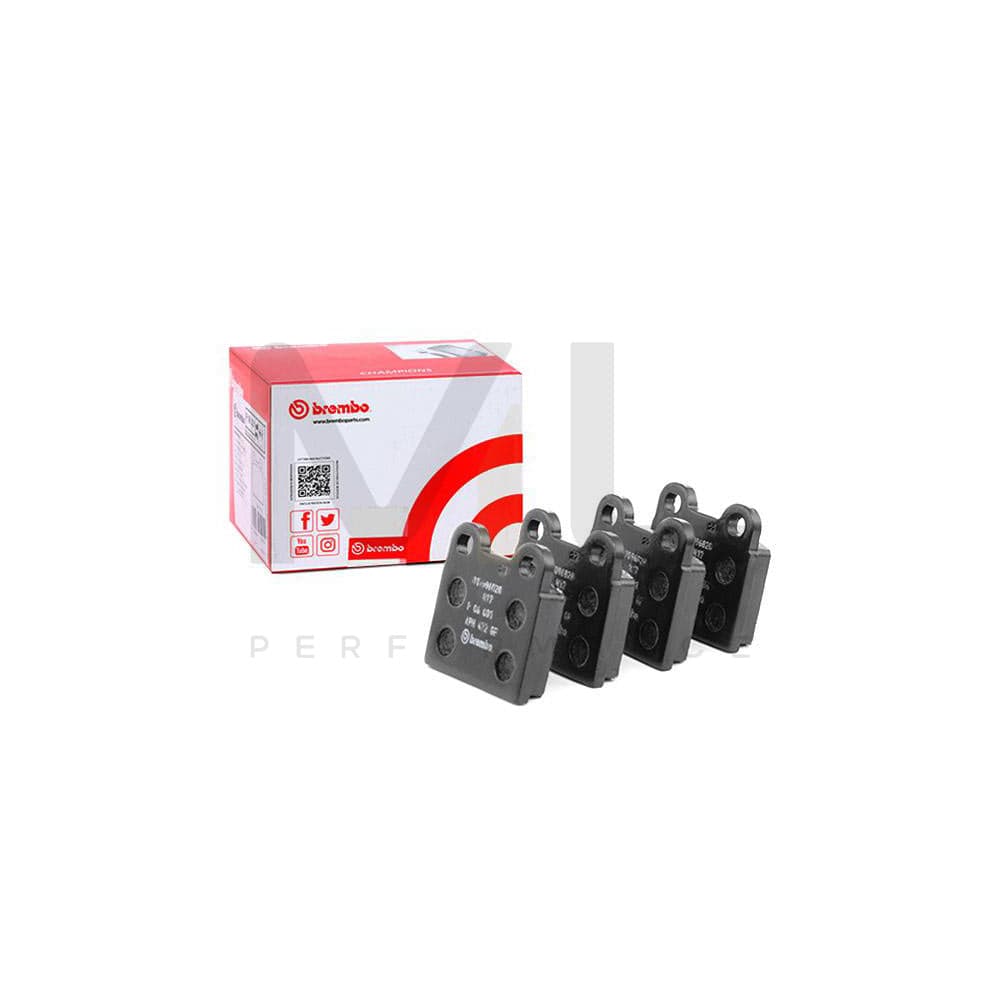 Brembo P 06 001 Brake Pad Set Excl. Wear Warning Contact | ML Performance Car Parts