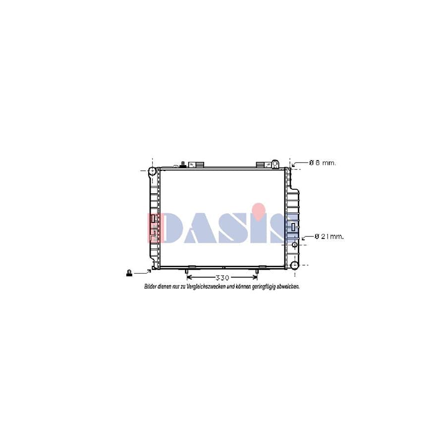 AKS Dasis 122580N Engine Radiator Suitable For Mercedes-Benz E-Class | ML Performance UK