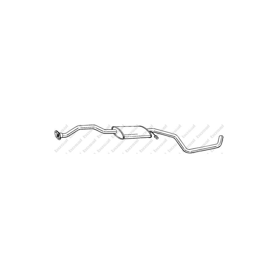 Bosal 287-297 Middle Silencer For Ford Escort Express '91 (Avf)