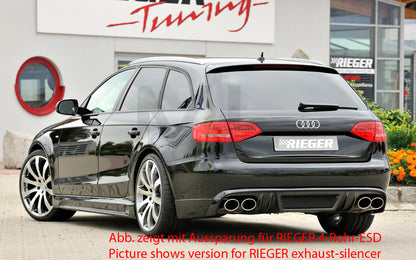 Rieger 00099072 Audi B8 B81 A4 Rear Diffuser 5 | ML Performance UK Car Parts