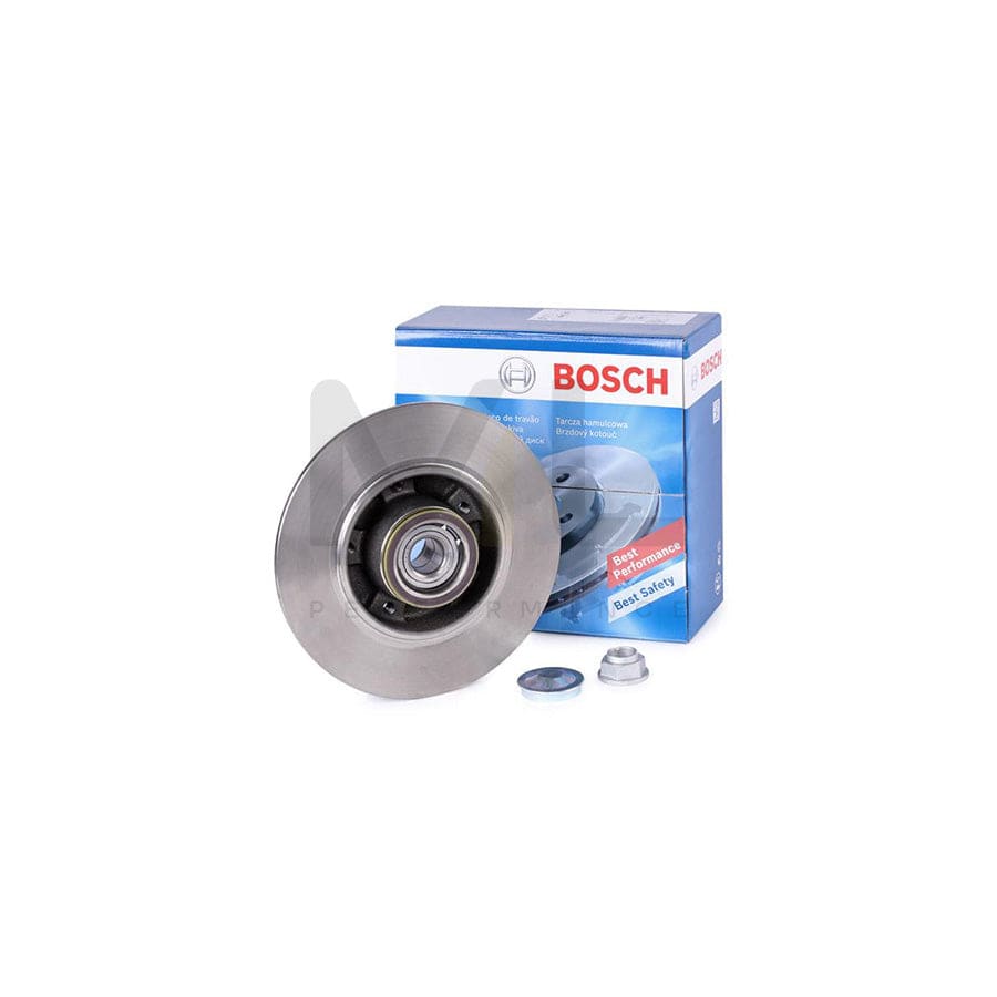 BOSCH 0 986 479 761 Brake Disc Solid, Oiled, with ABS sensor ring, with wheel bearing | ML Performance Car Parts