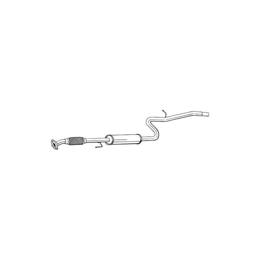 Bosal 287-419 Middle Silencer For Fiat Doblo