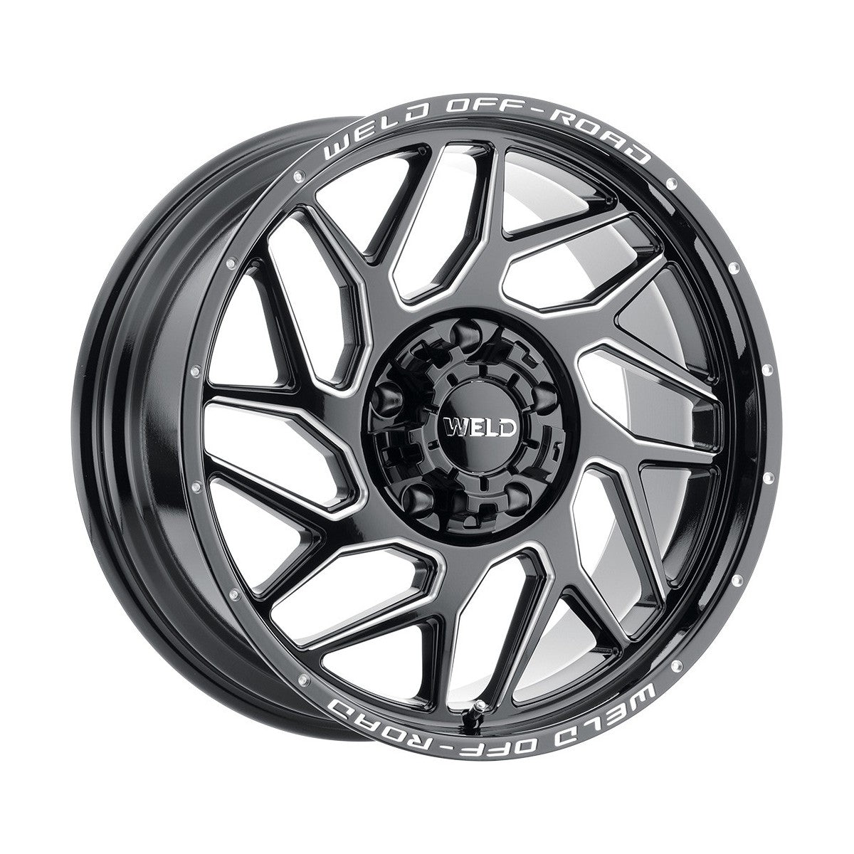 Weld W11700057475 Fulcrum W117 Wheel 20x10 5x127 ET-18 BS4.75 Gloss Black MIL