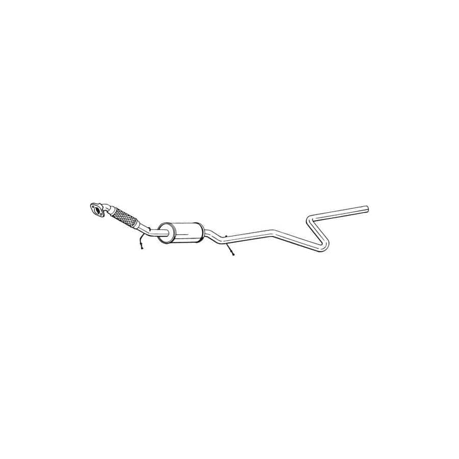 Bosal 288-027 Middle Silencer