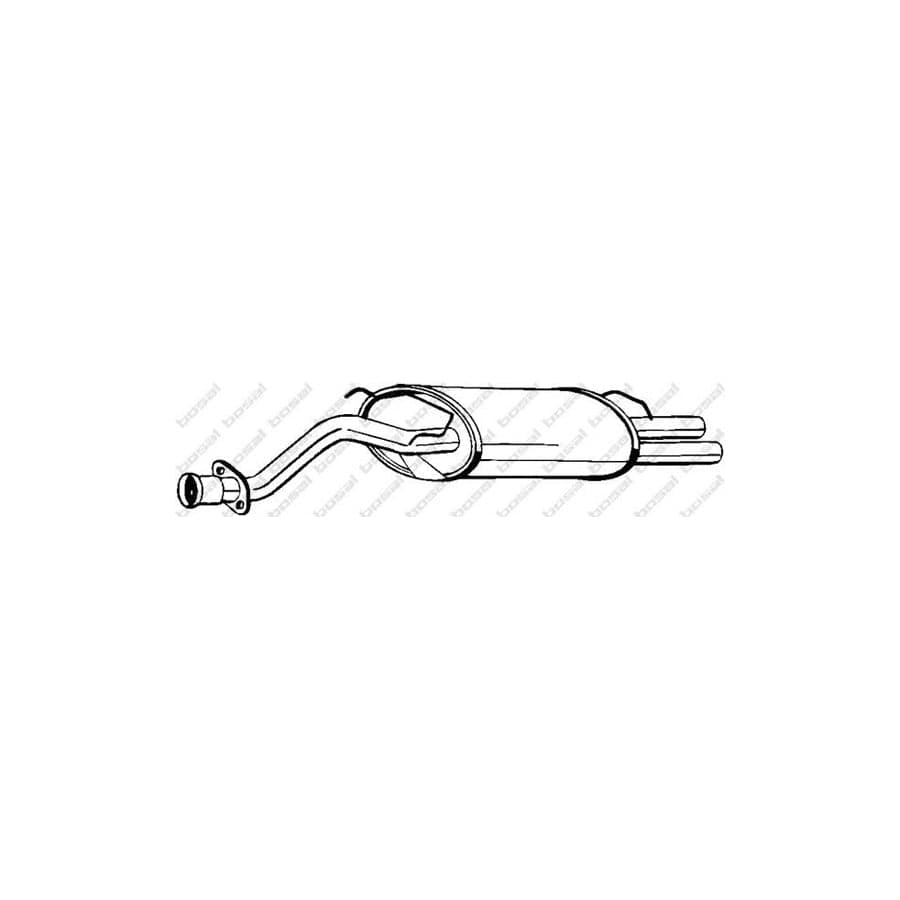 Bosal 115-851 Rear Silencer For Rover 200 Hatchback (Xw)