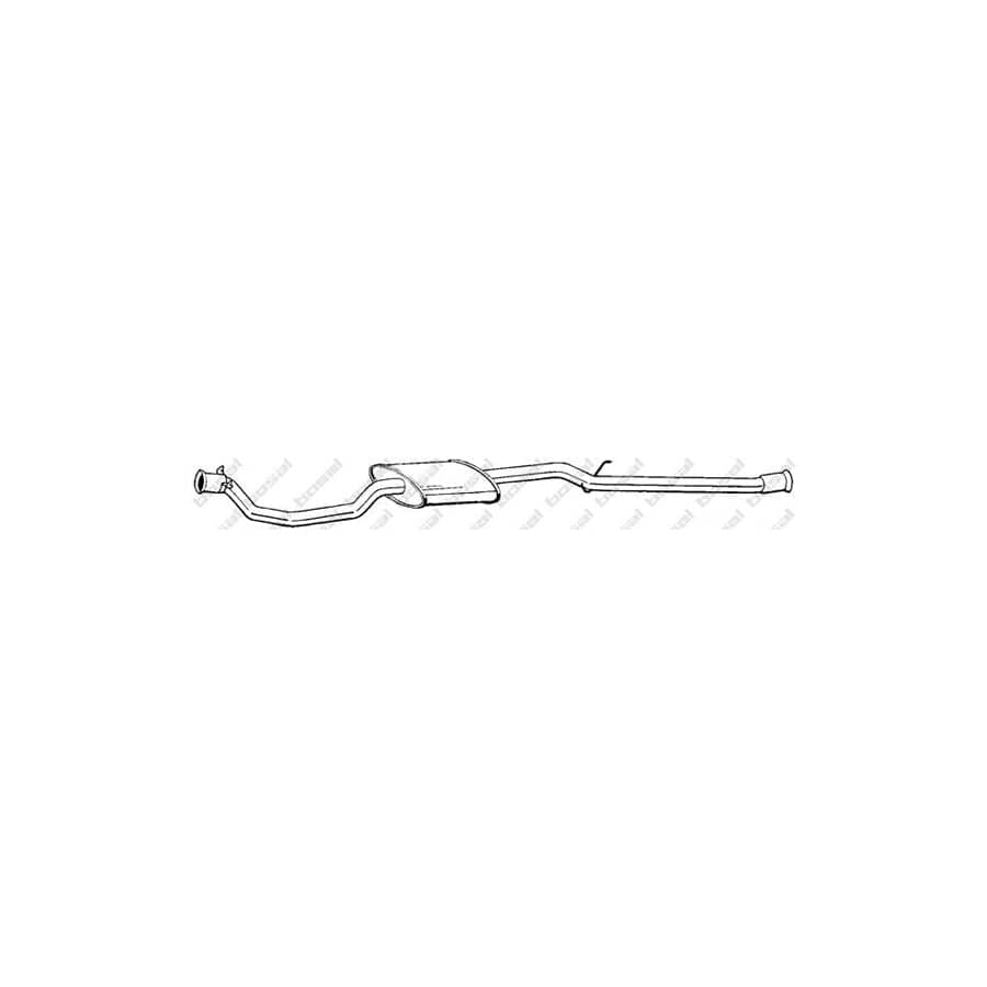 Bosal 287-895 Middle Silencer For Peugeot 205 Ii Hatchback