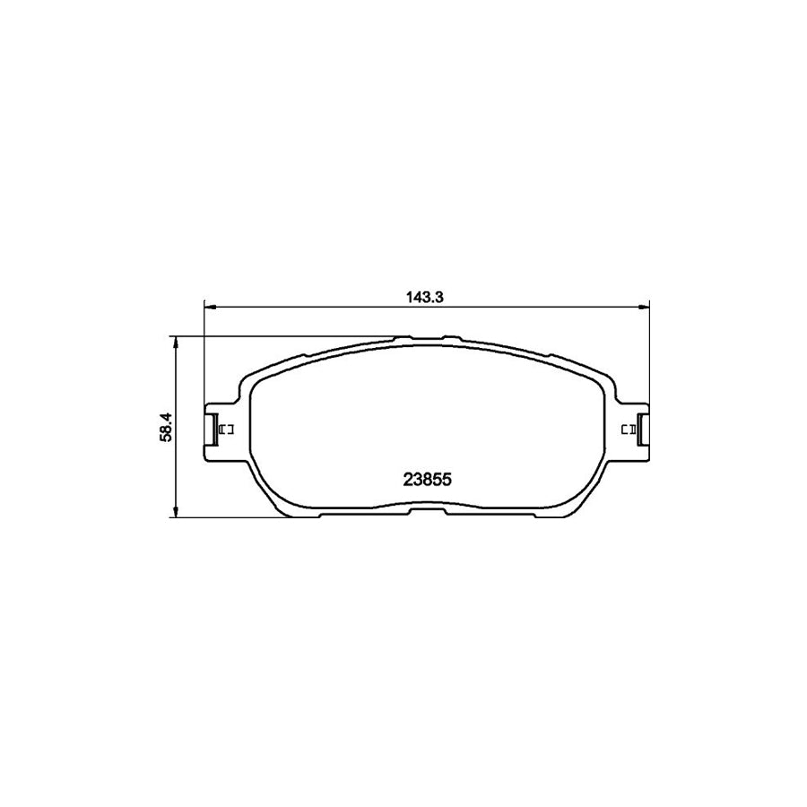 Hella 8DT 355 302-181 Brake Drum