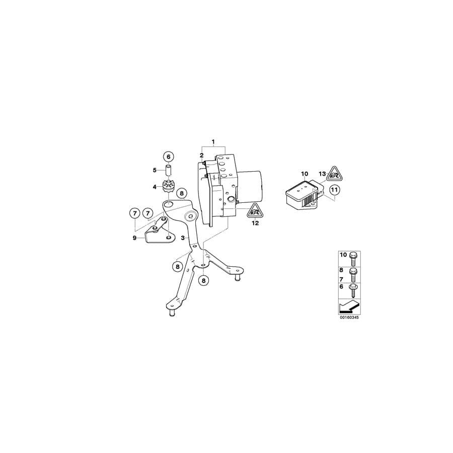 Genuine BMW 34526783369 E60 E61 Repair Kit, Control Unit Dxc (Inc. 530xi, 525xd & 525xi) | ML Performance UK Car Parts