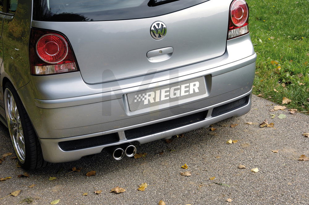 Rieger 00047109 VW 9N Polo Mk5 Rear Diffuser 4 | ML Performance UK Car Parts