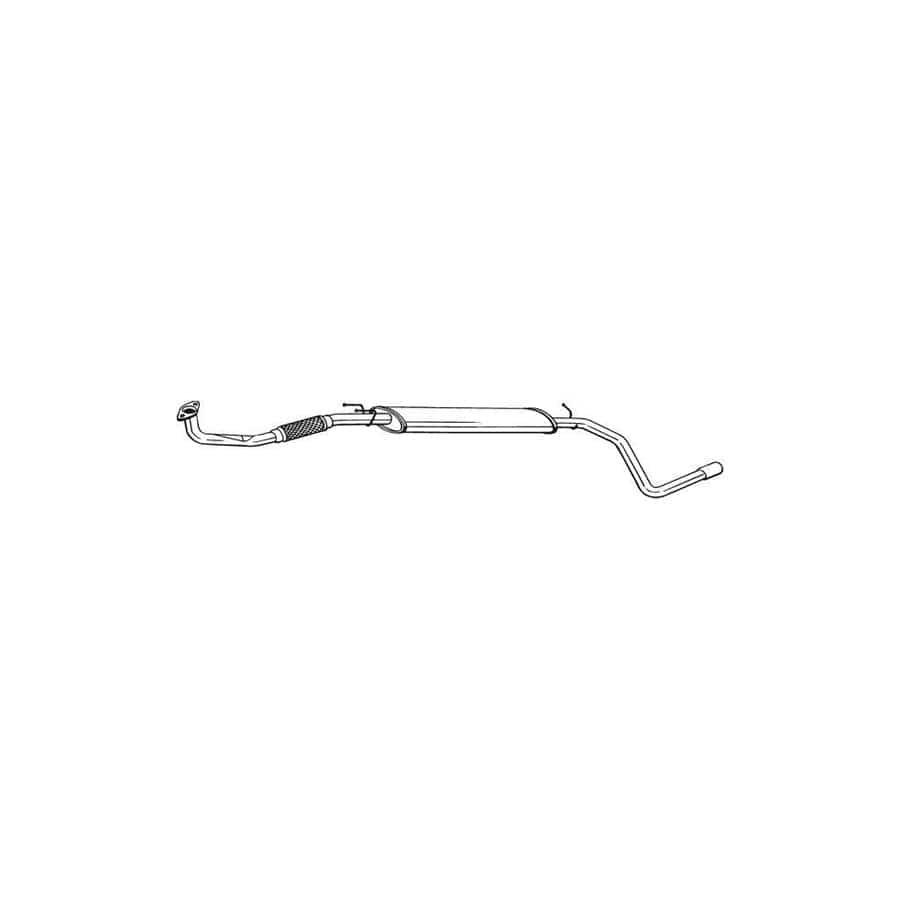 Bosal 288-211 Middle Silencer For Honda Crx I Coupe (Af, As)