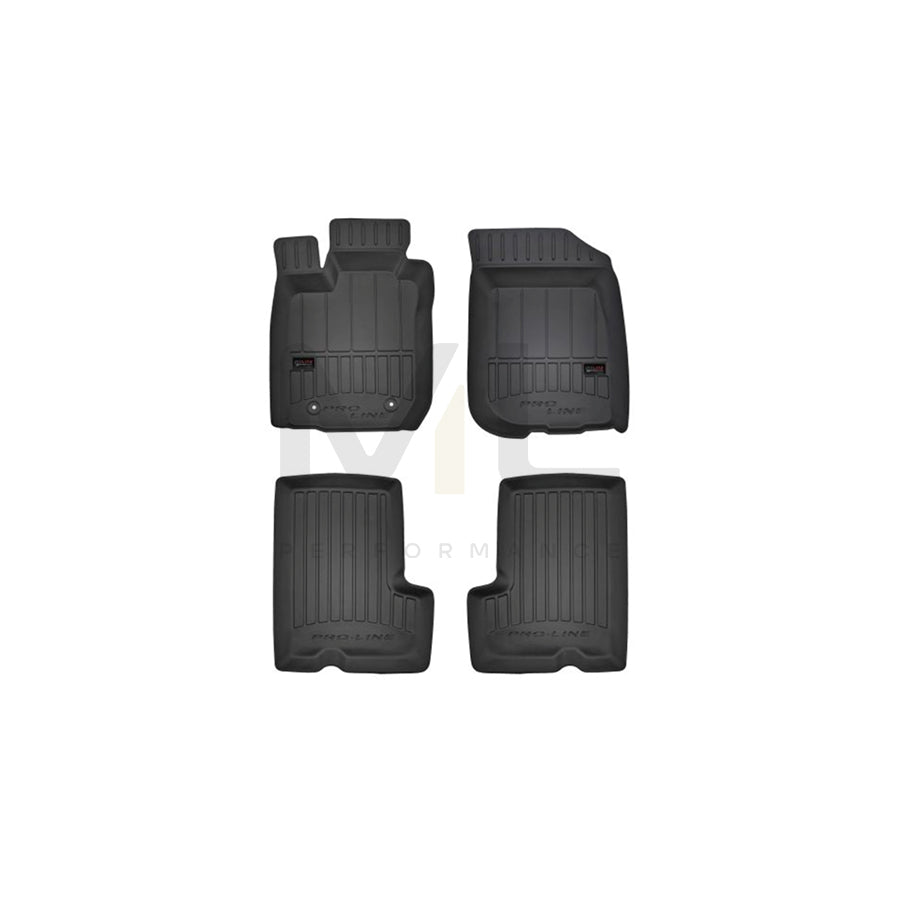 FROGUM Tailored 3D407152 Floor mat set for DACIA Duster Off-Road Elastomer, Front and Rear, Quantity: 4, Black | ML Performance Car Parts