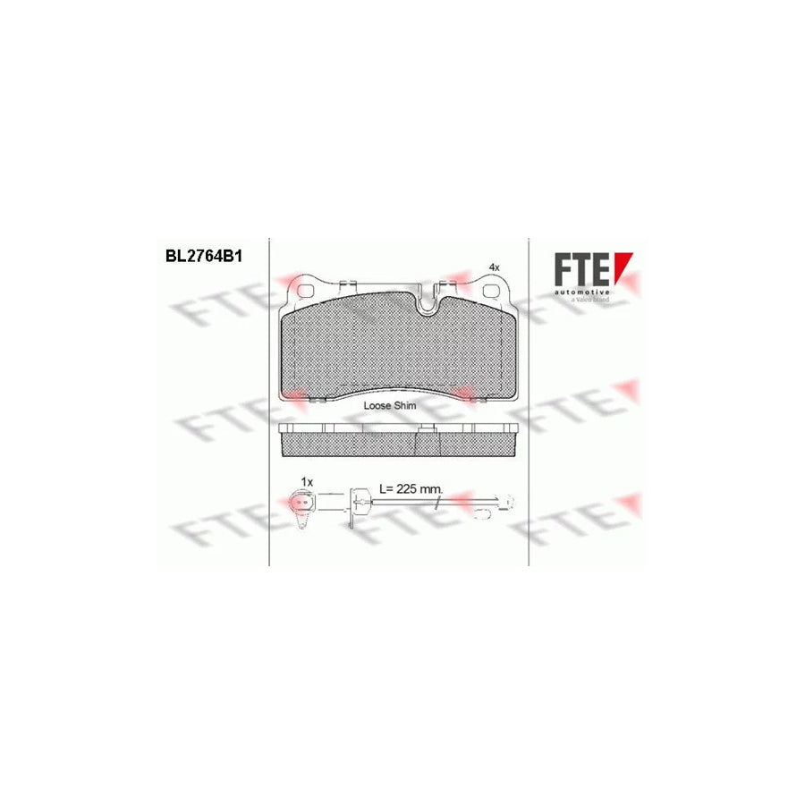 Fte 9011059 Brake Pad Set | ML Performance UK Car Parts