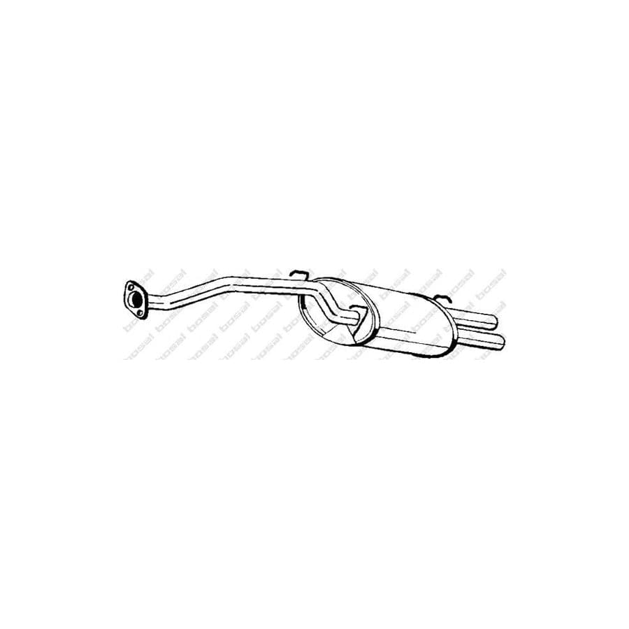 Bosal 115-755 Rear Silencer For Rover 400 Saloon (Xw)