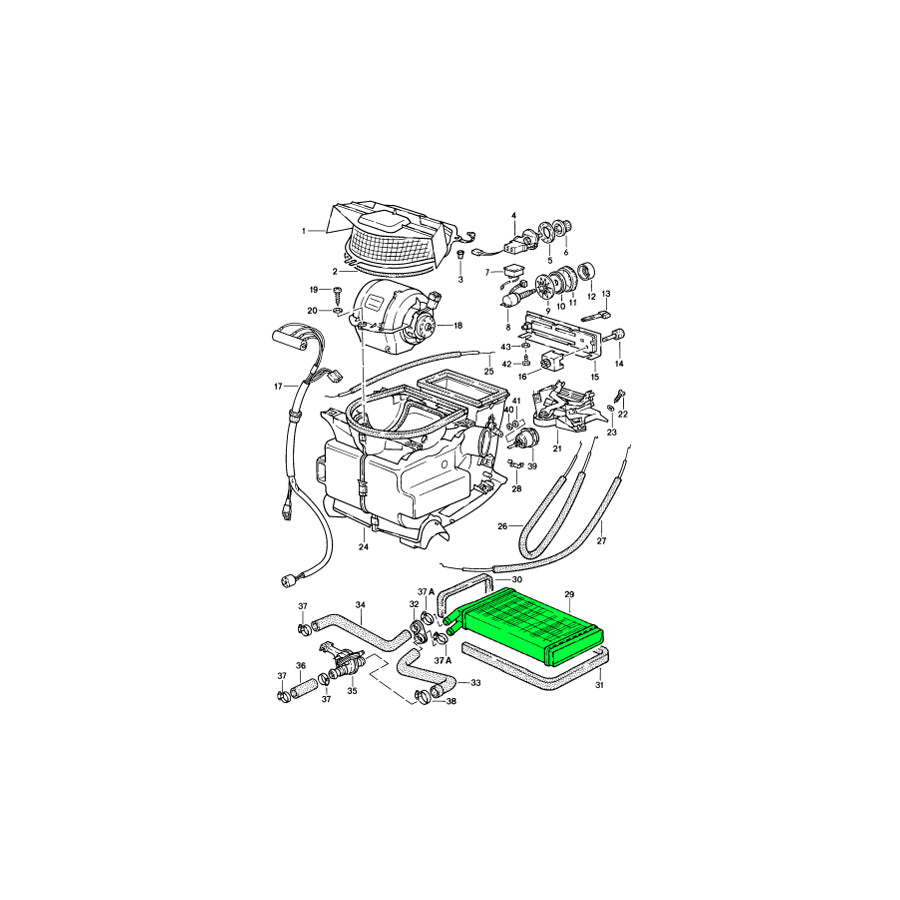 Genuine Porsche Heat Exchanger Porsche 924 Turbo / 924S / 944 | ML Performance UK Car Parts