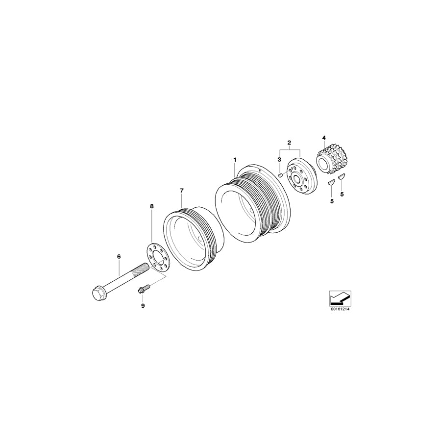 Genuine BMW 11237966208 E65 Vibration Damper (Inc. ALPINA B7) | ML Performance UK Car Parts