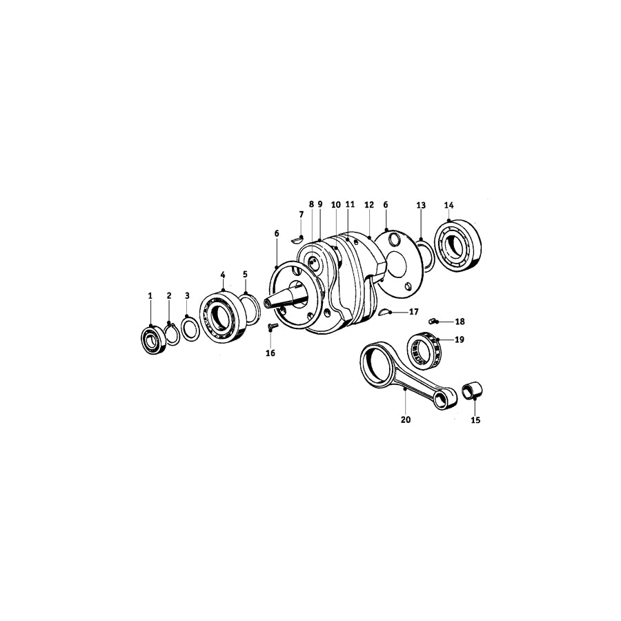 Genuine BMW 11240017158 Ax-Bearing Cage (Inc. R68, R67/2/3 & R67) | ML Performance UK Car Parts