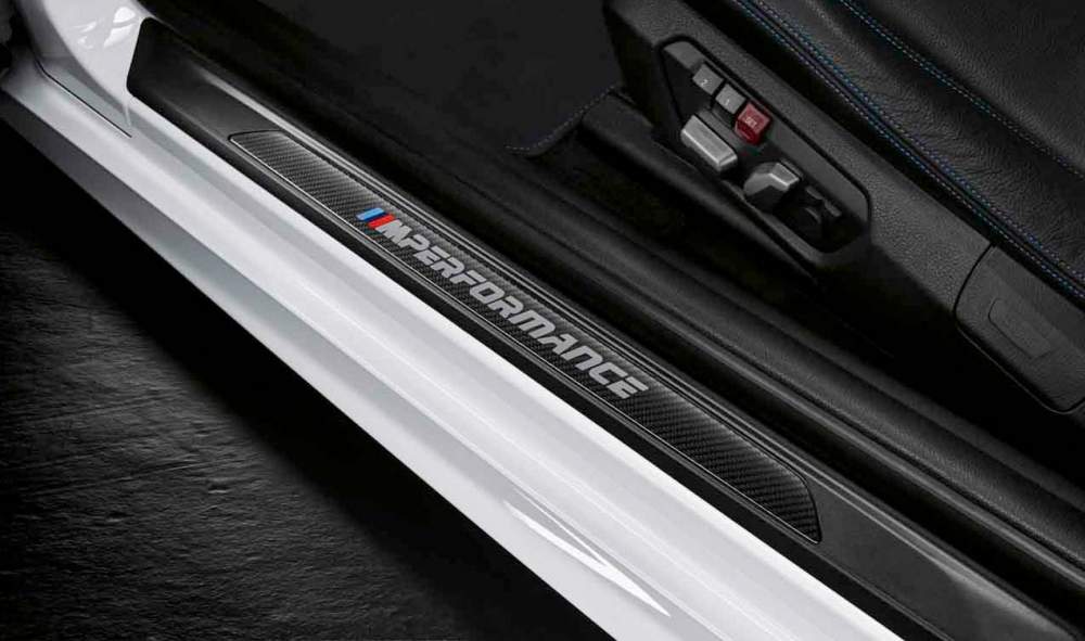 Genuine BMW 51472457829 F22 F23 F21 Door Sill (1 Pc.) Carbon ///M Performance - Original  (Inc. 225d, M2 Competition & M240iX) | ML Performance UK Car Parts