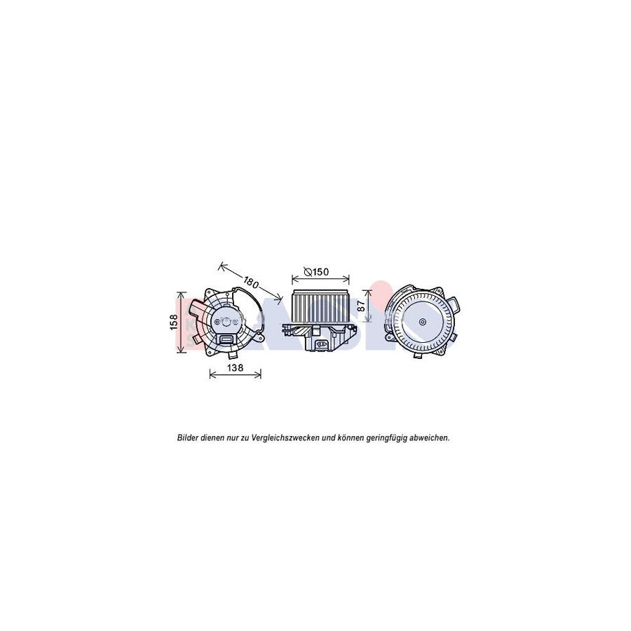 AKS Dasis 088047N Interior Blower | ML Performance UK