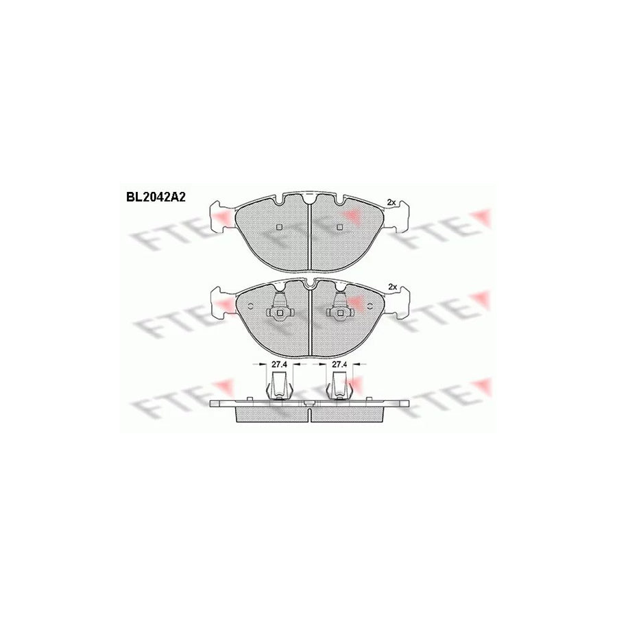 Fte 9011058 Brake Pad Set | ML Performance UK Car Parts