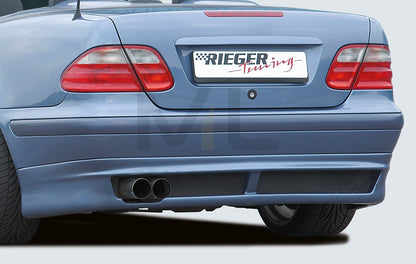 Rieger 00071005 Mercedes-Benz W208 CLK Rear Diffuser 1 | ML Performance UK Car Parts