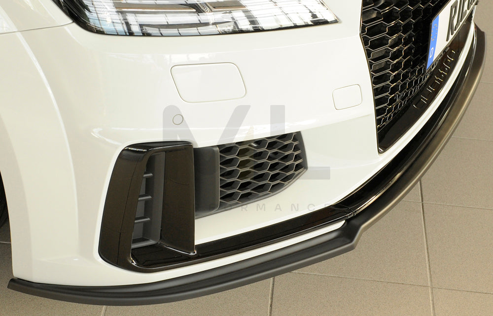 Rieger 00055180 Audi 8J-FV 8S Front Splitter (TT & TTS) 4 | ML Performance UK Car Parts