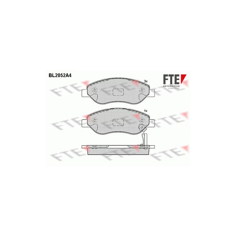 Fte 9011056 Brake Pad Set | ML Performance UK Car Parts