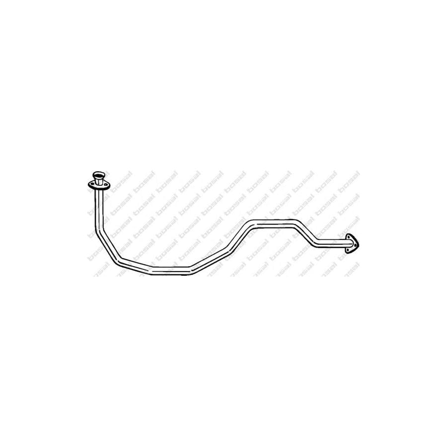 Bosal 810-344 Exhaust Pipe For Land Rover 88/109