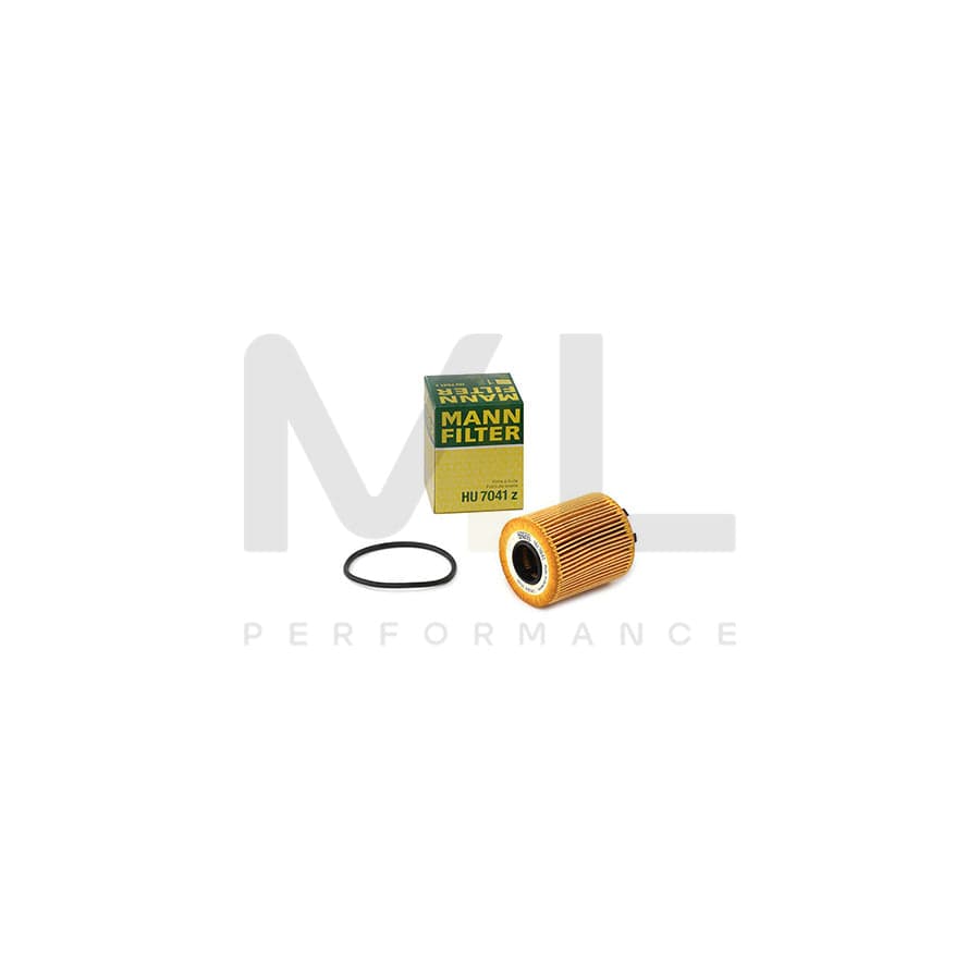 MANN-FILTER HU 7041 z Oil Filter with seal, Filter Insert | ML Performance Car Parts