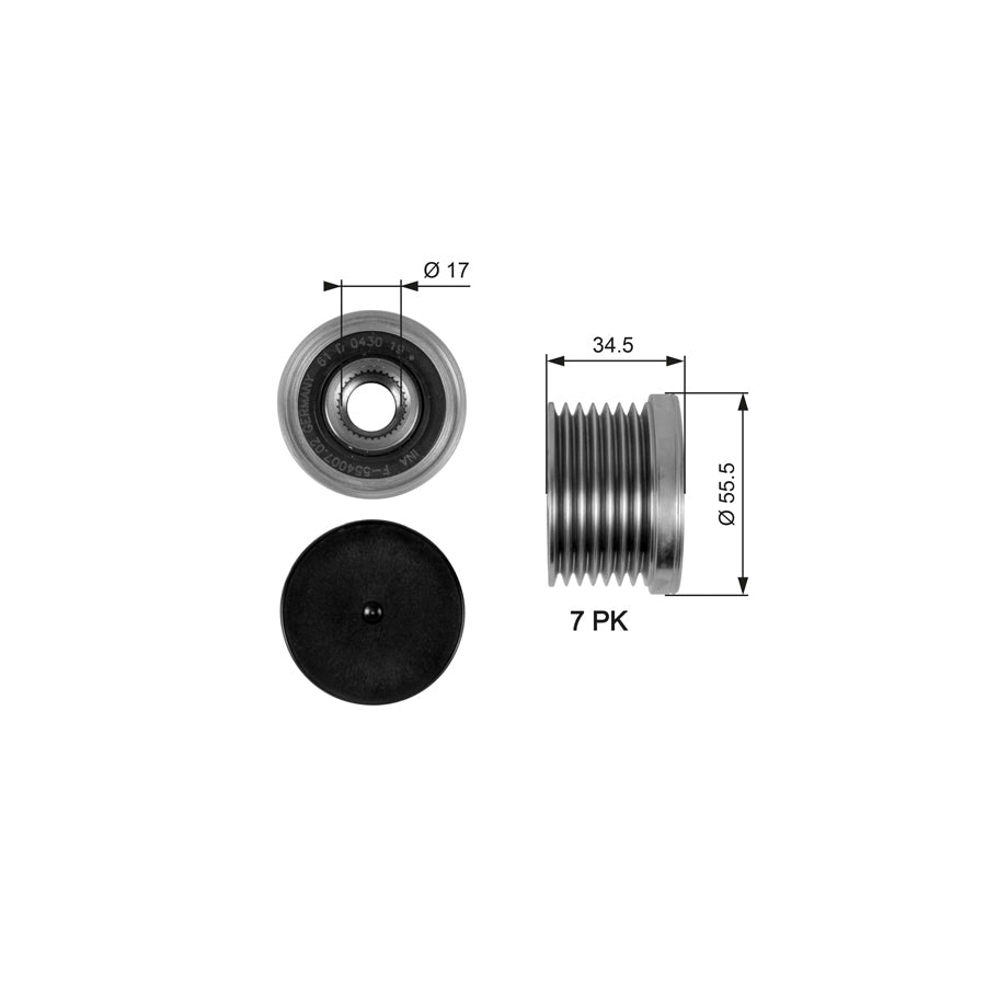 Gates OAP7084 Alternator Freewheel Clutch | ML Performance UK Car Parts