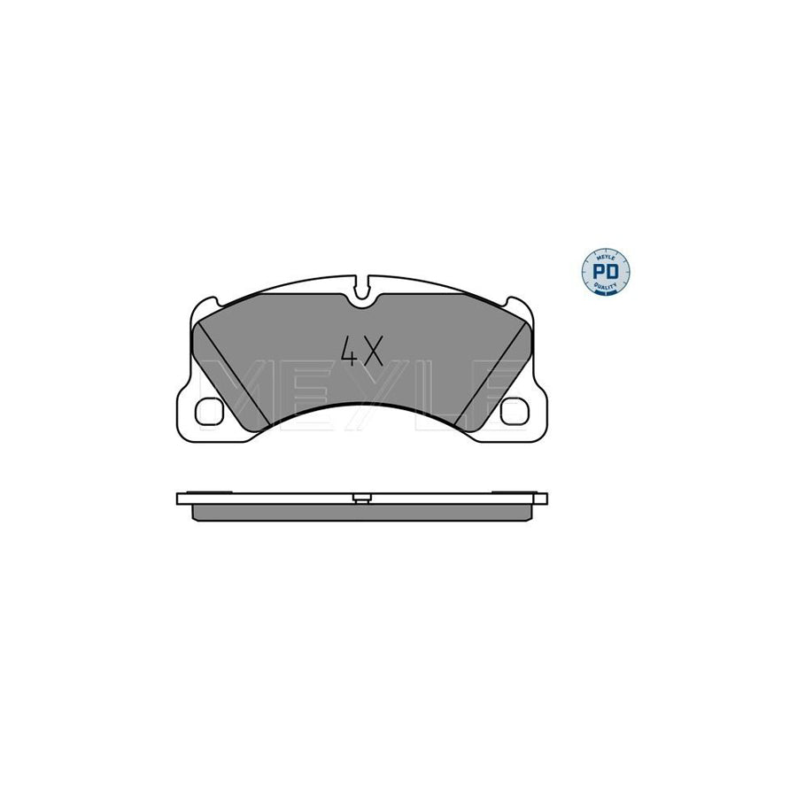 Meyle 025 250 0717/Pd Brake Pad Set