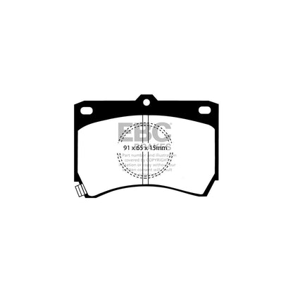 EBC DP655 Mazda Sao 3 Ultimax Front Brake Pads - Akebono Caliper 2 | ML Performance UK Car Parts