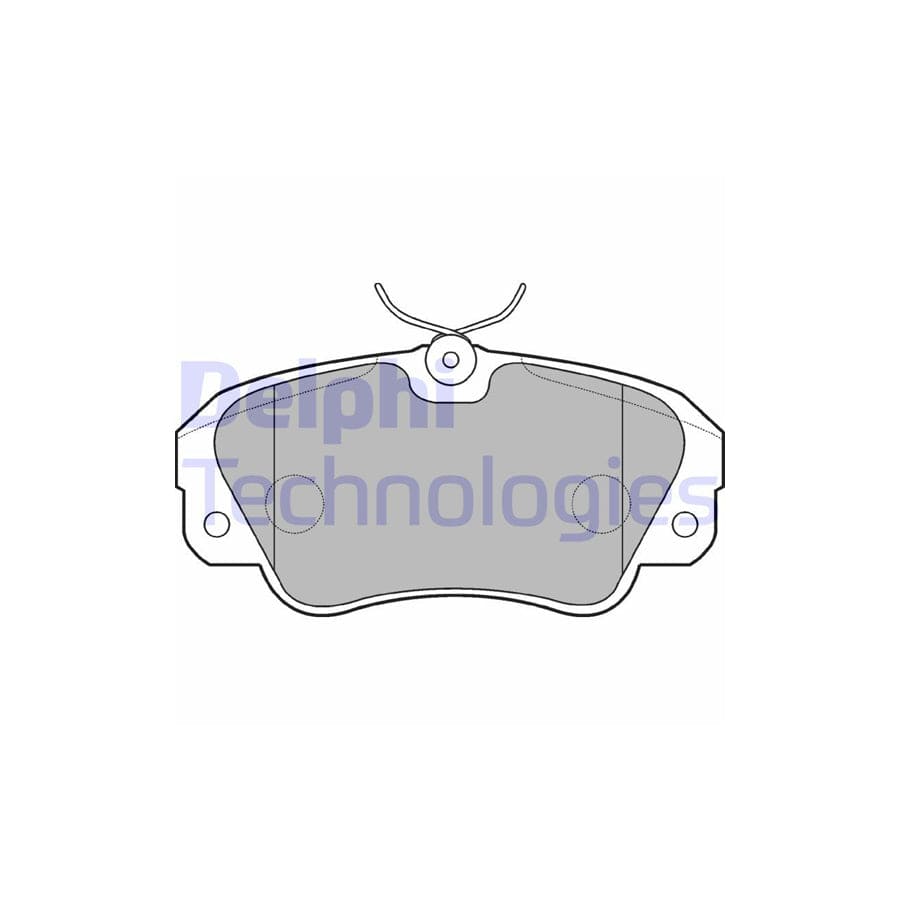 Delphi Lp848 Brake Pad Set