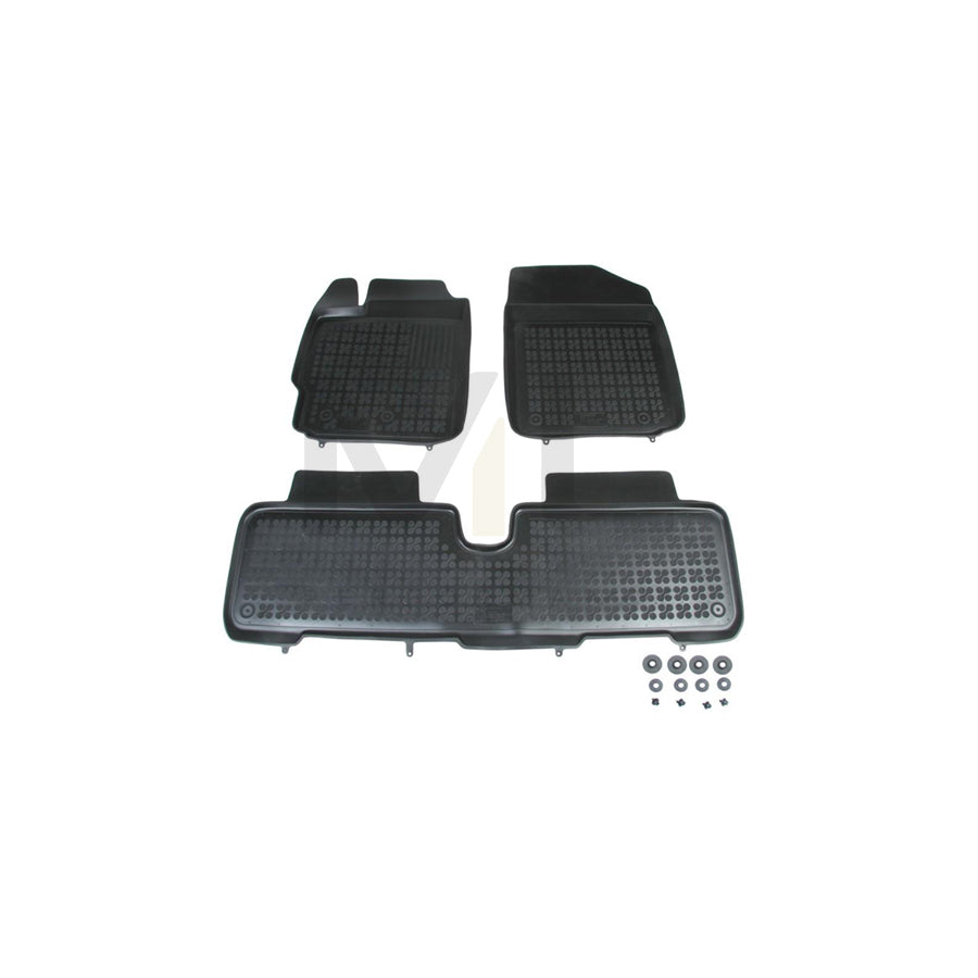 REZAW PLAST 201409 Floor mat set Elastomer, Front and Rear, Black | ML Performance Car Parts