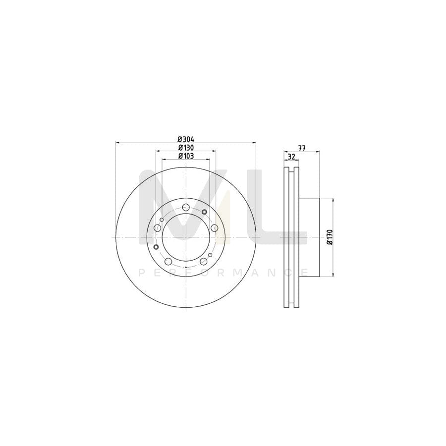 TEXTAR 92039900 Brake Disc Internally Vented, without wheel hub, without wheel studs | ML Performance Car Parts