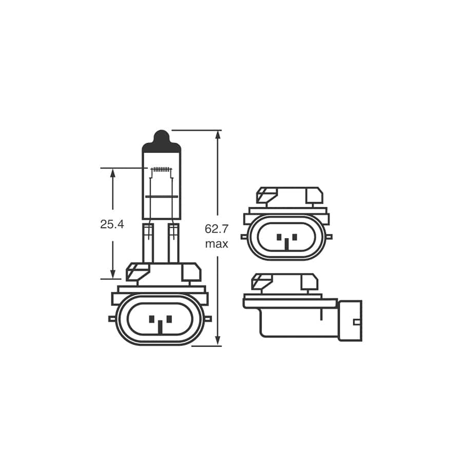 RING R881 12V 27W H27W2 PG13J Halogen Headlamp | ML Performance