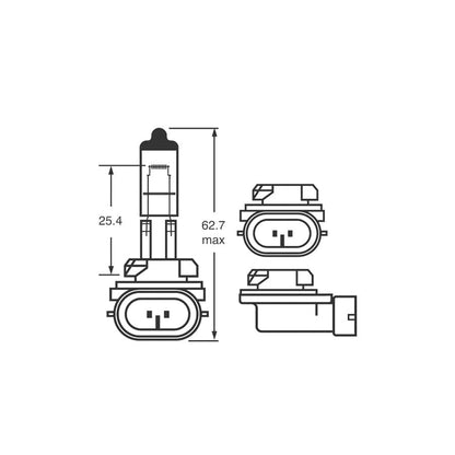 RING R881 12V 27W H27W2 PG13J Halogen Headlamp | ML Performance