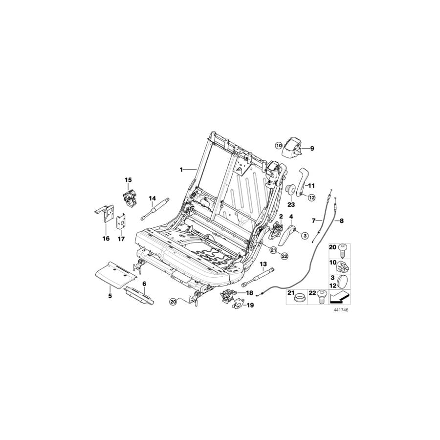 Genuine BMW 52209149461 E70 E70 Bracket Micro Switch (Inc. X5 3.5d, X5 3.0si & X5 40dX) | ML Performance UK Car Parts