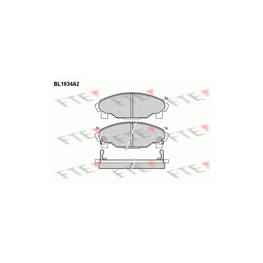 Fte BL1634A2 Brake Pad Set | ML Performance UK Car Parts