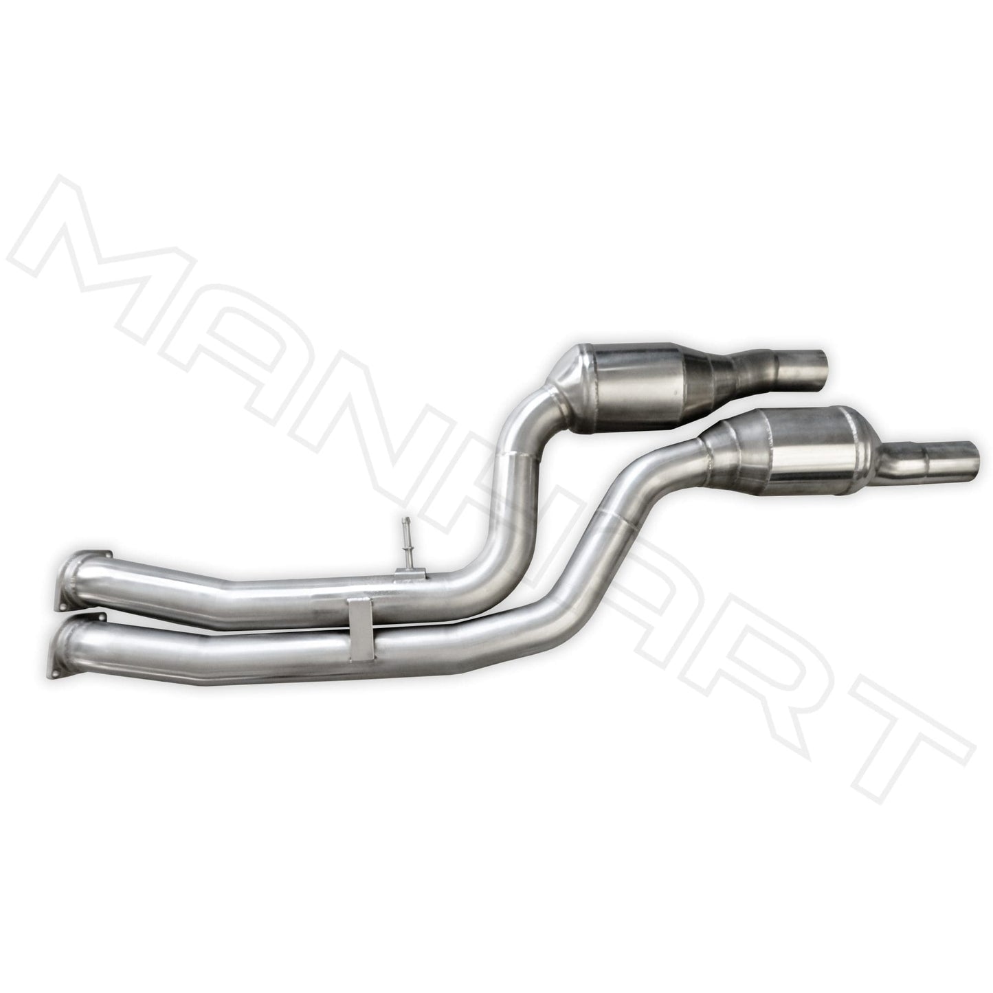 MANHART MH5F8731104x OPF-DELETE PIPES FOR BMW F87 M2 COMPETITION / CS WITH 300 CELLS HJS CATALYTIC CONVERTERS