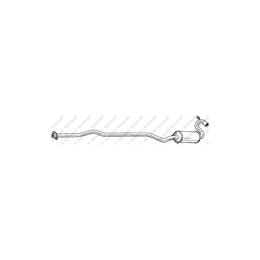 Bosal 291-653 Middle Silencer